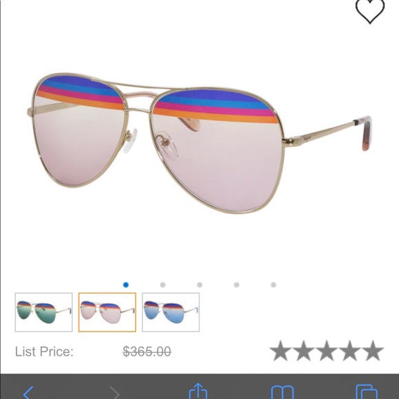 Ferragamo A07 Aviator Gradient Sunglasses - Picture 5 of 5